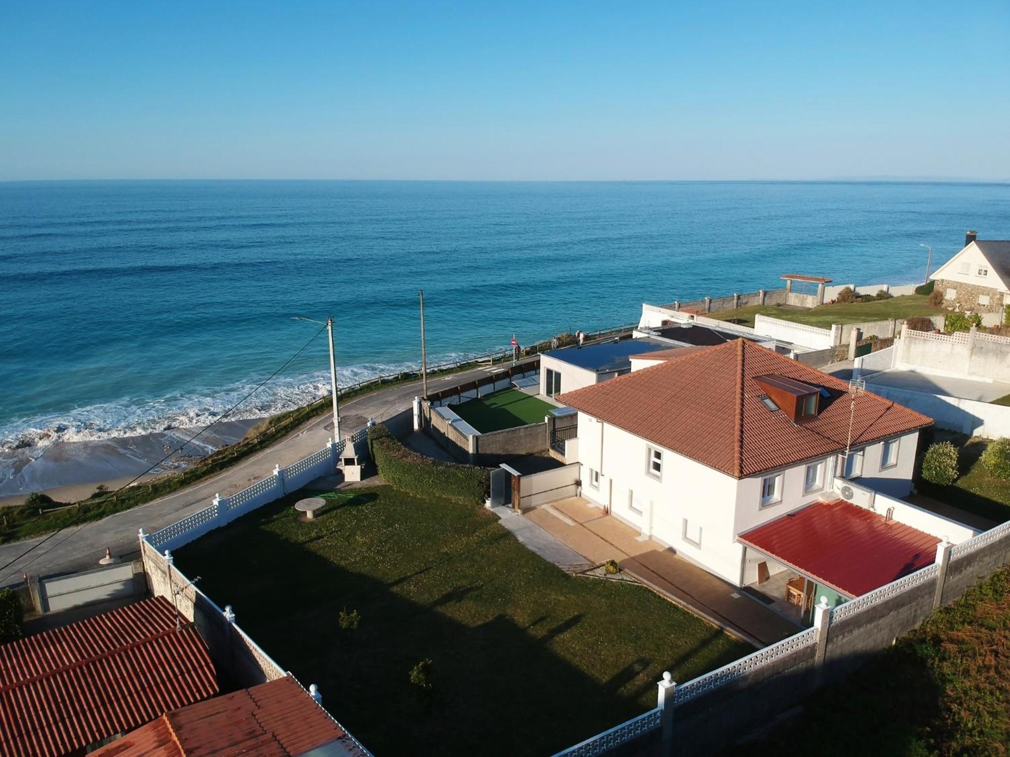 Ag Casa Vilamar En Primera Linea De Playa Razo Razo da Costa Exteriör bild